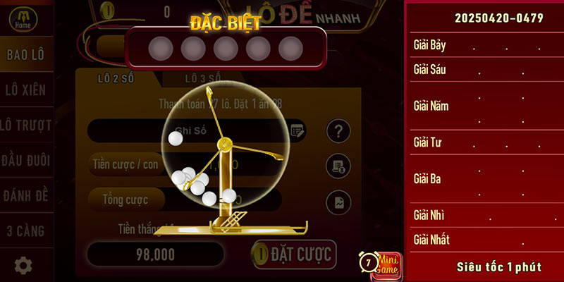 Sân chơi cung cấp nhiều hình thức cược khác nhau